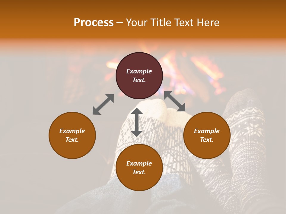 Comfort Romance House PowerPoint Template