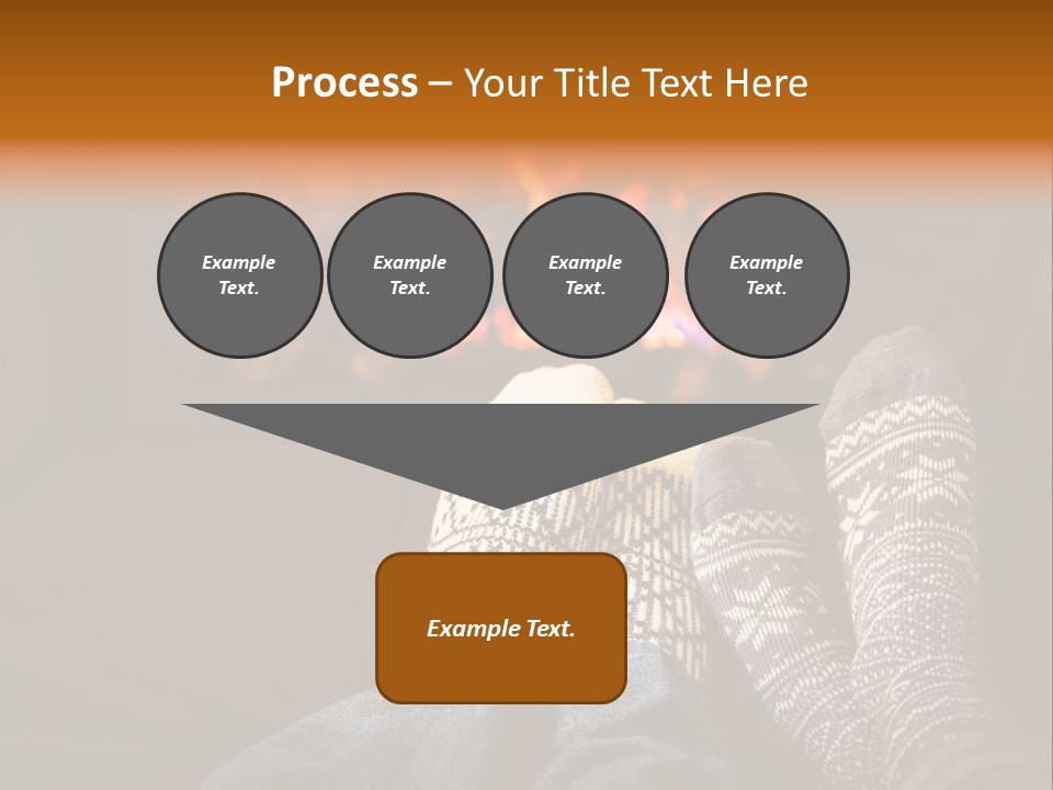 Comfort Romance House PowerPoint Template