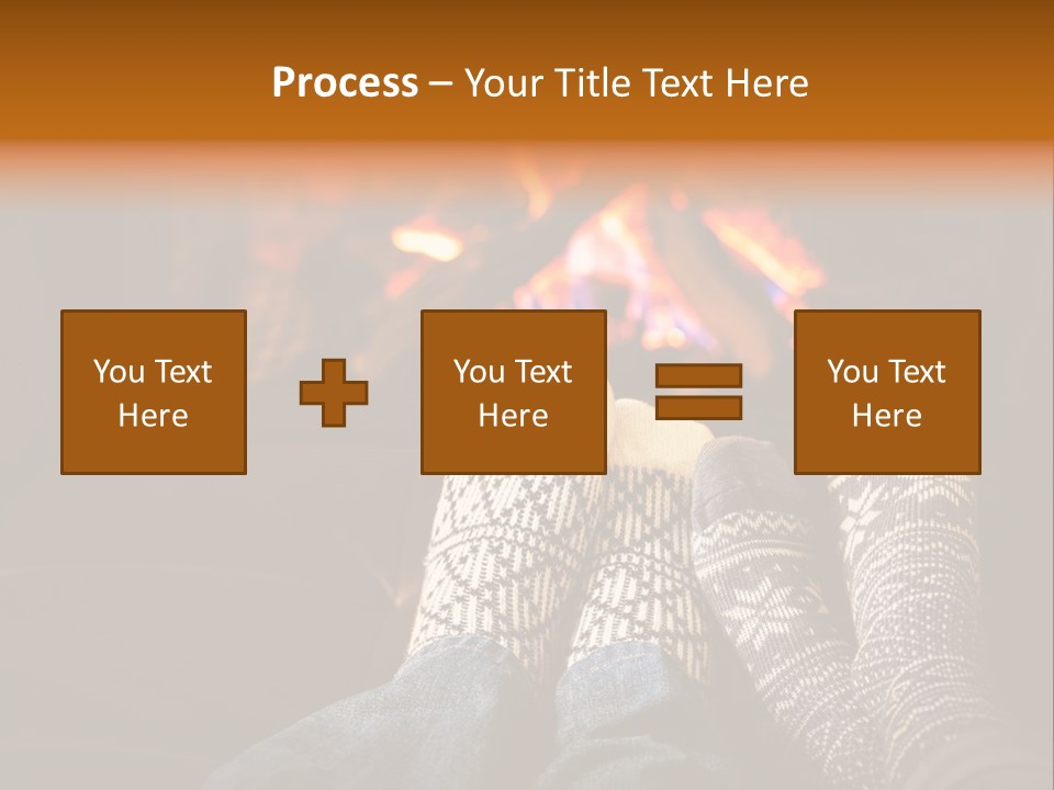 Comfort Romance House PowerPoint Template