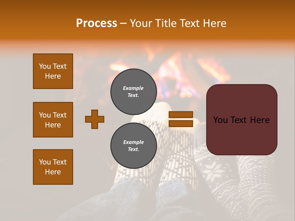 Comfort Romance House PowerPoint Template