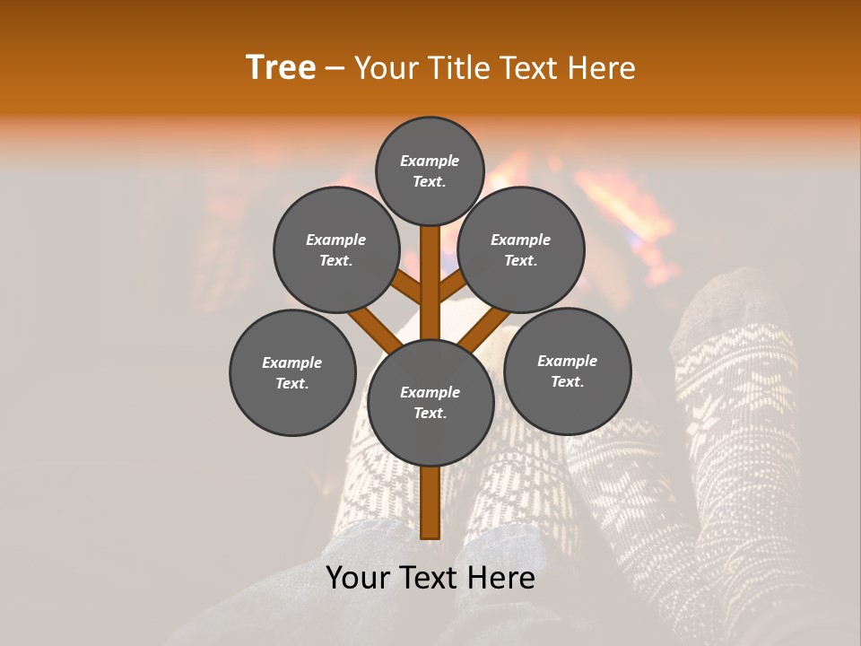 Comfort Romance House PowerPoint Template