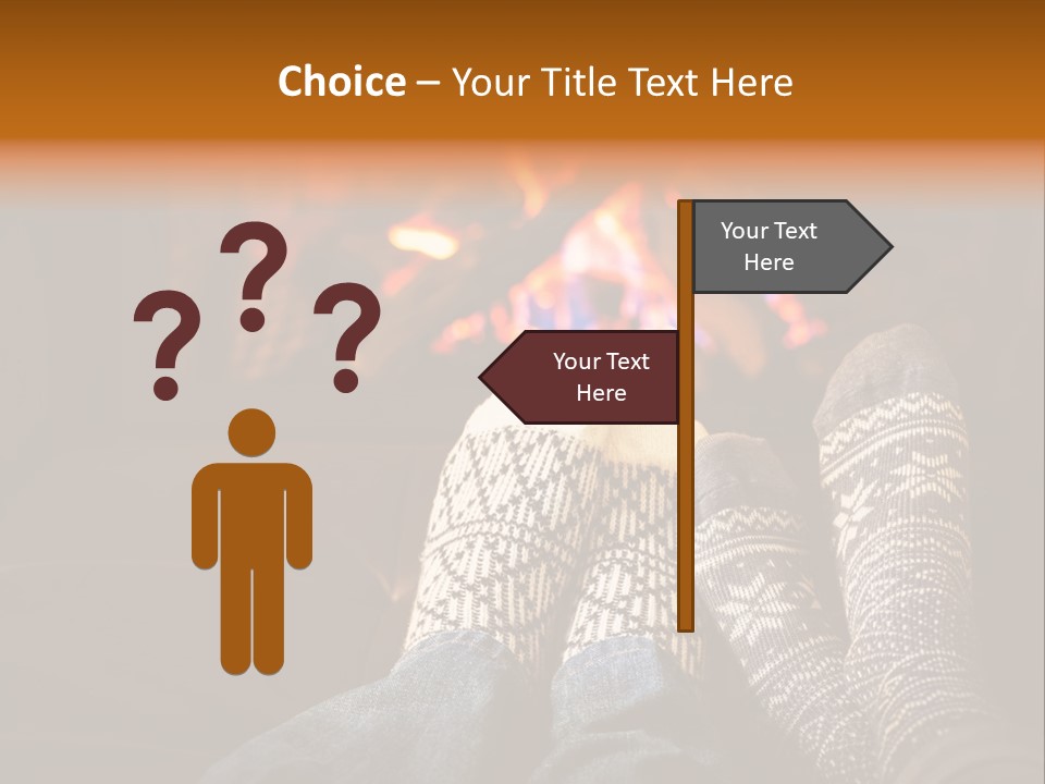Comfort Romance House PowerPoint Template