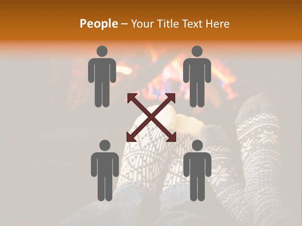 Comfort Romance House PowerPoint Template