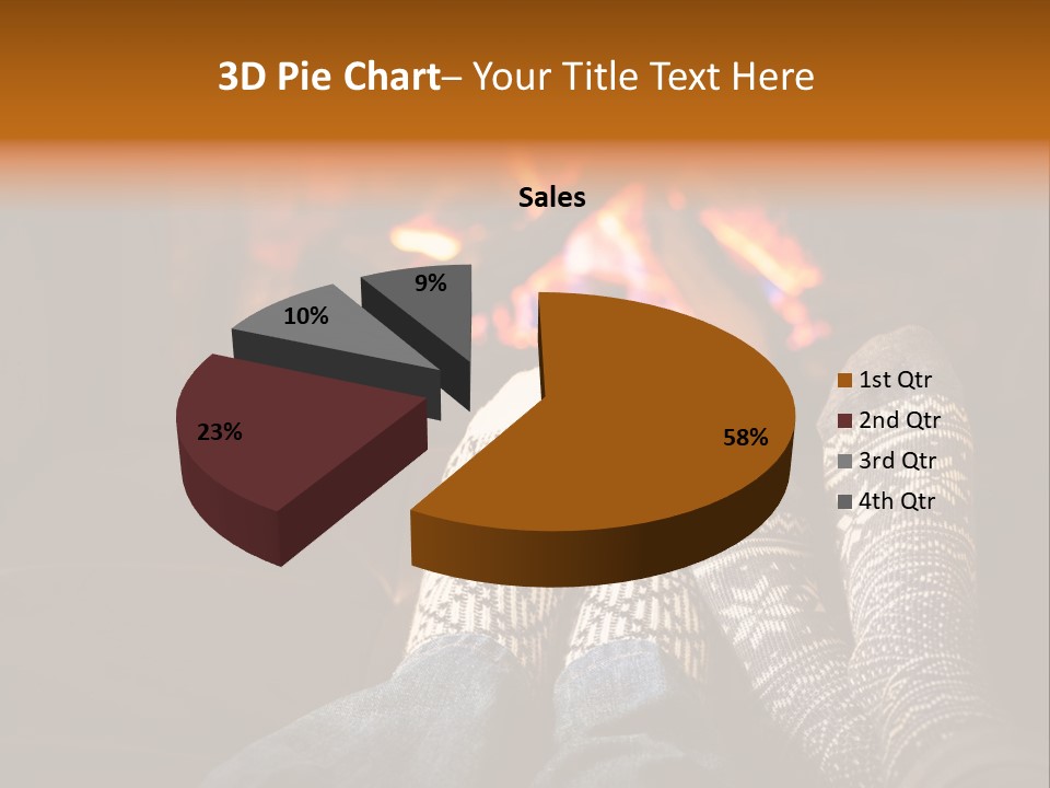 Comfort Romance House PowerPoint Template