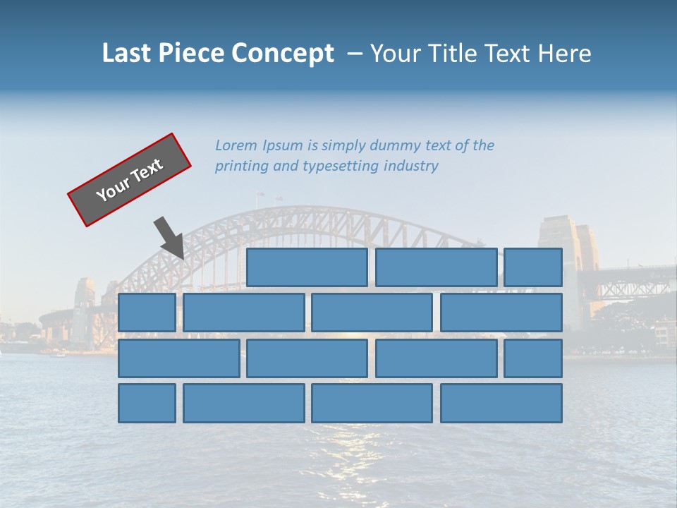 A Bridge Over A Body Of Water With A City In The Background PowerPoint Template