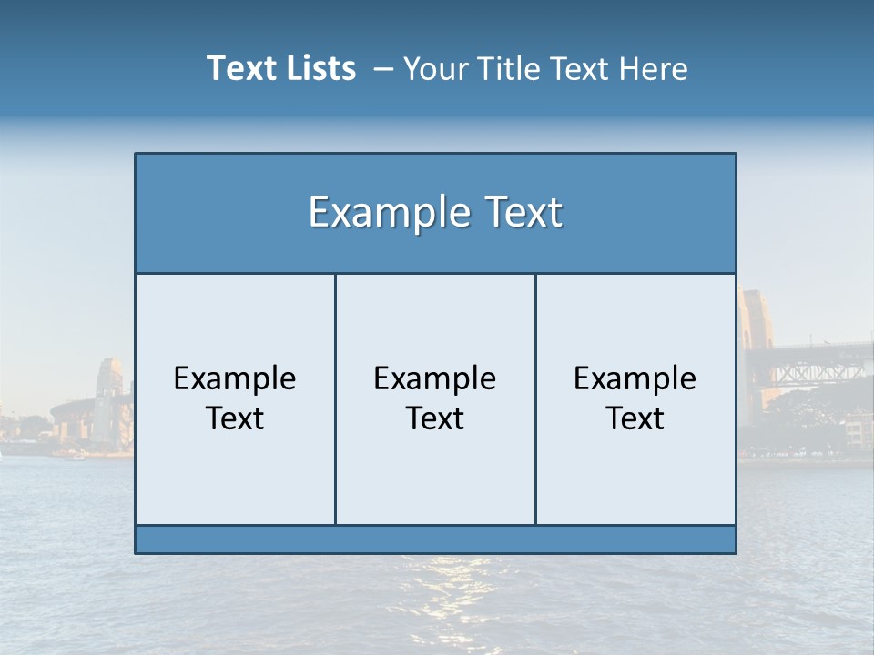 A Bridge Over A Body Of Water With A City In The Background PowerPoint Template