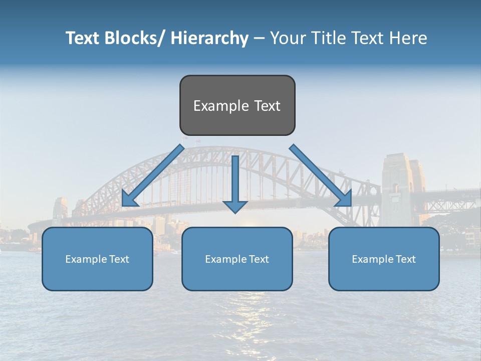 A Bridge Over A Body Of Water With A City In The Background PowerPoint Template