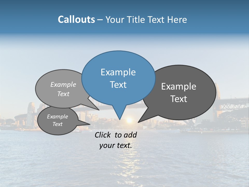 A Bridge Over A Body Of Water With A City In The Background PowerPoint Template