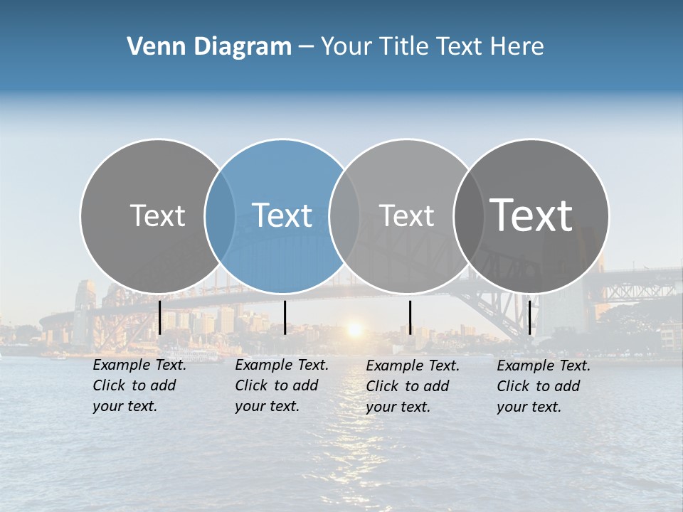 A Bridge Over A Body Of Water With A City In The Background PowerPoint Template