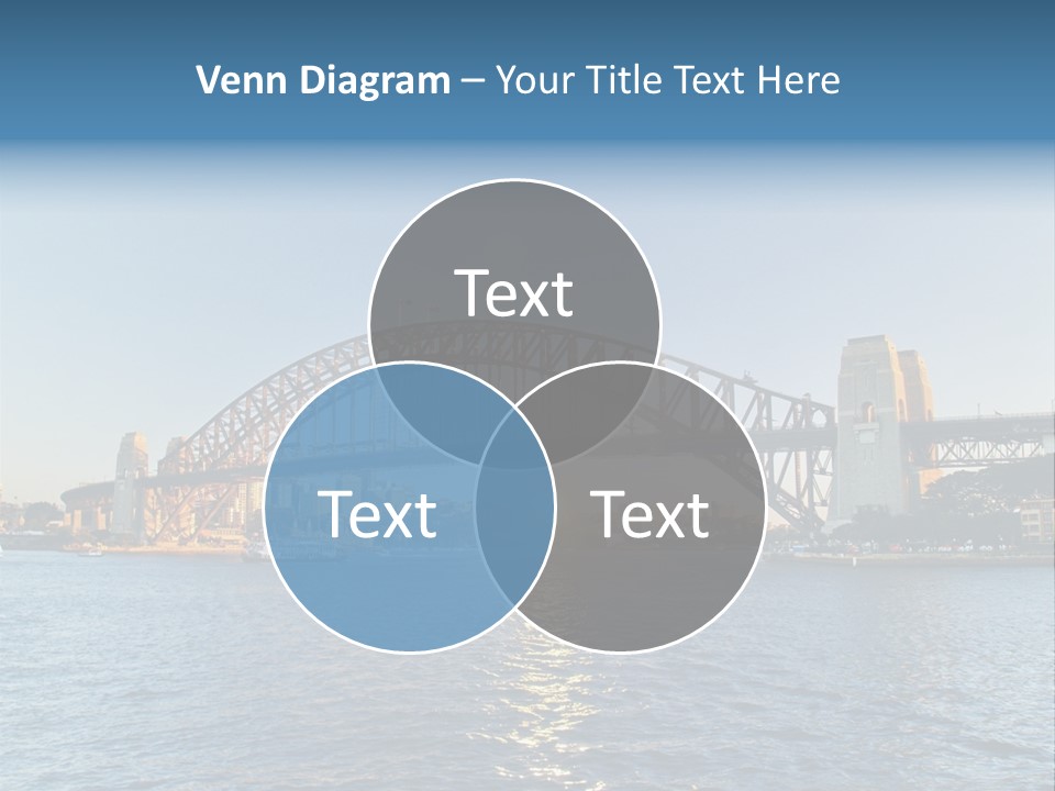 A Bridge Over A Body Of Water With A City In The Background PowerPoint Template