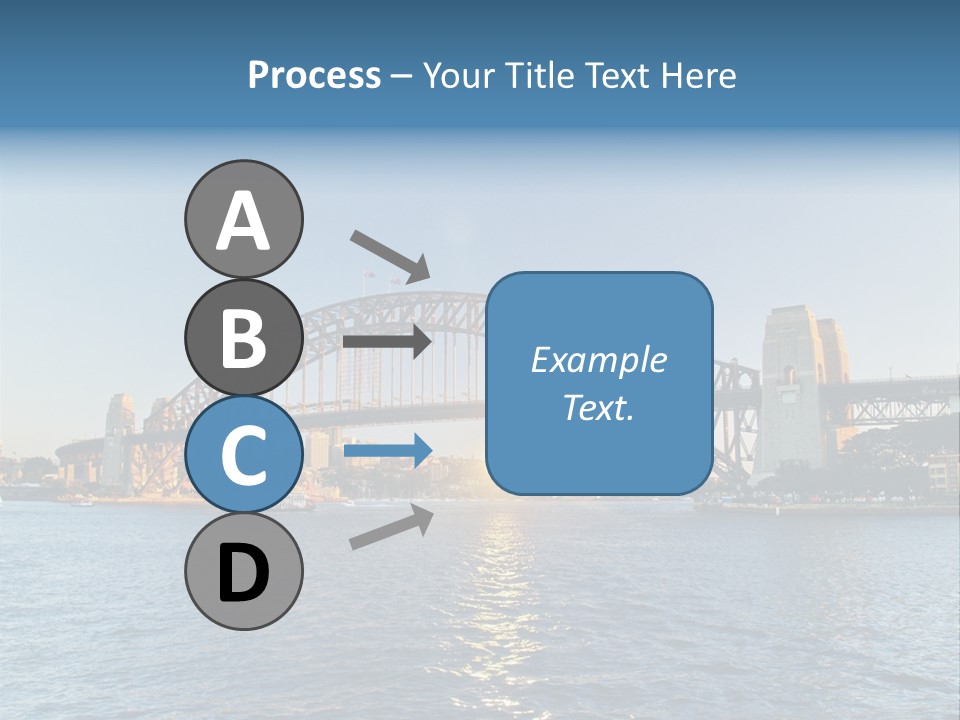 A Bridge Over A Body Of Water With A City In The Background PowerPoint Template