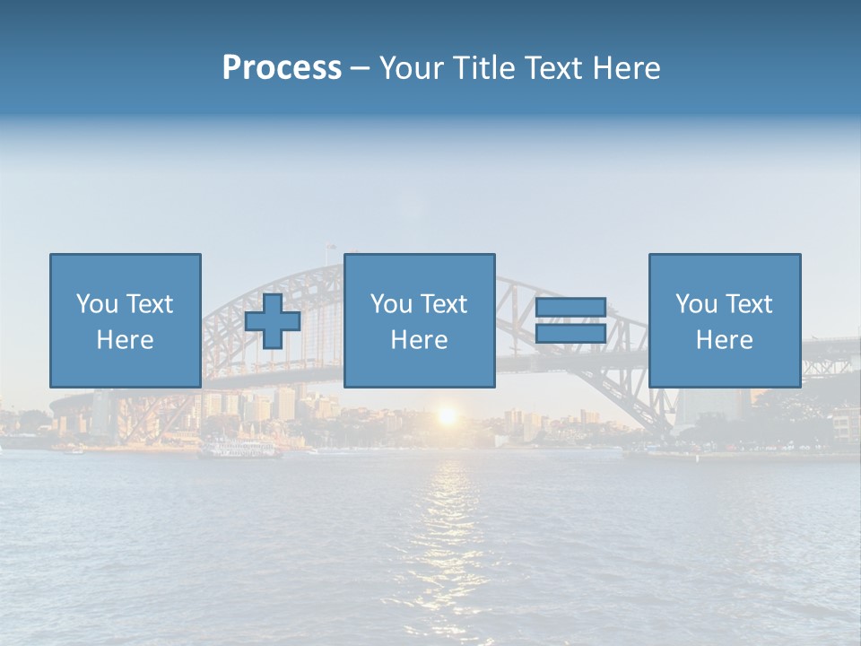 A Bridge Over A Body Of Water With A City In The Background PowerPoint Template