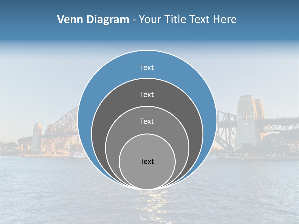 A Bridge Over A Body Of Water With A City In The Background PowerPoint Template