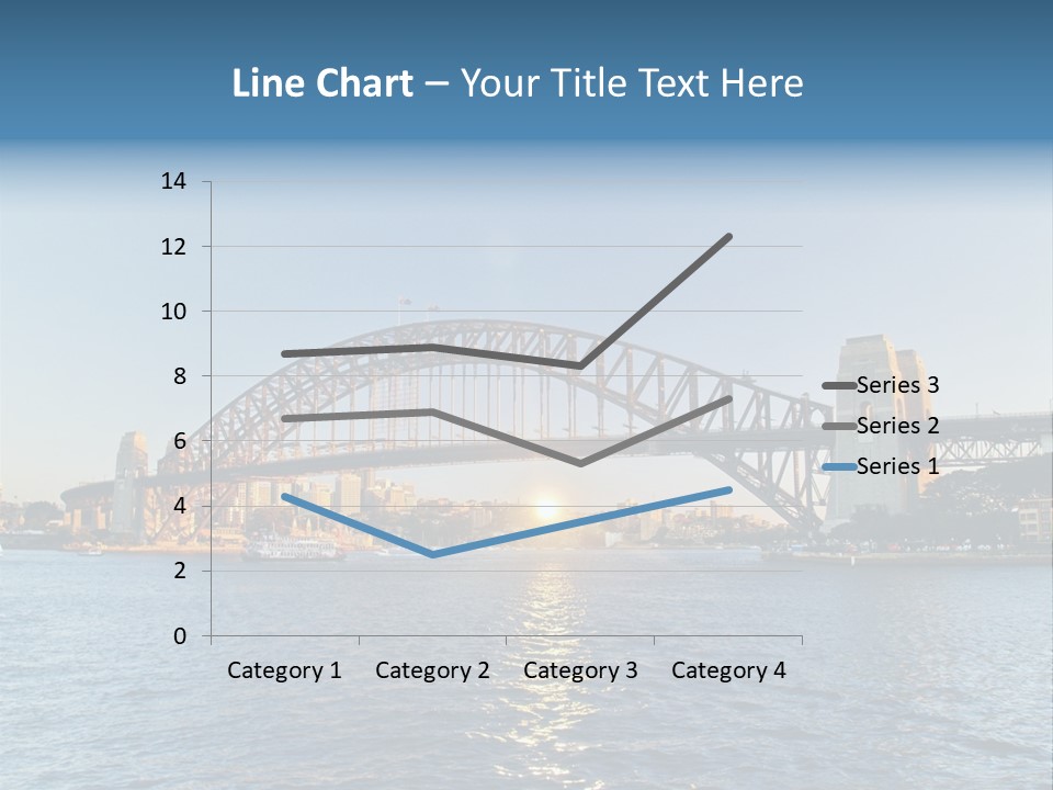 A Bridge Over A Body Of Water With A City In The Background PowerPoint Template
