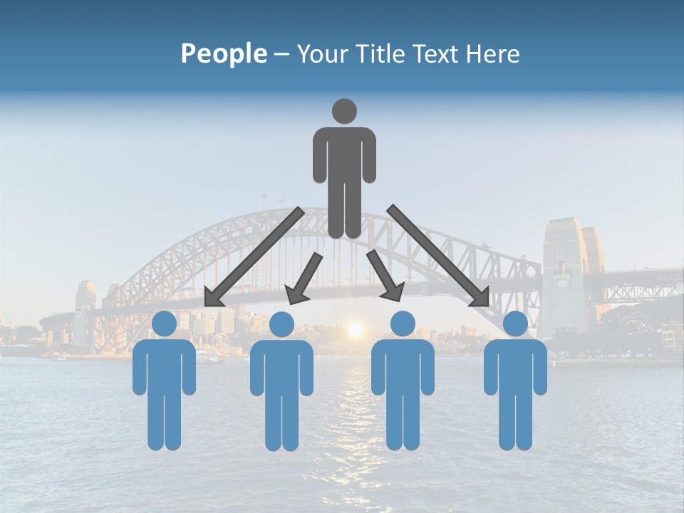 A Bridge Over A Body Of Water With A City In The Background PowerPoint Template