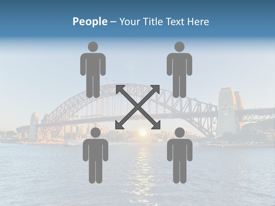 A Bridge Over A Body Of Water With A City In The Background PowerPoint Template