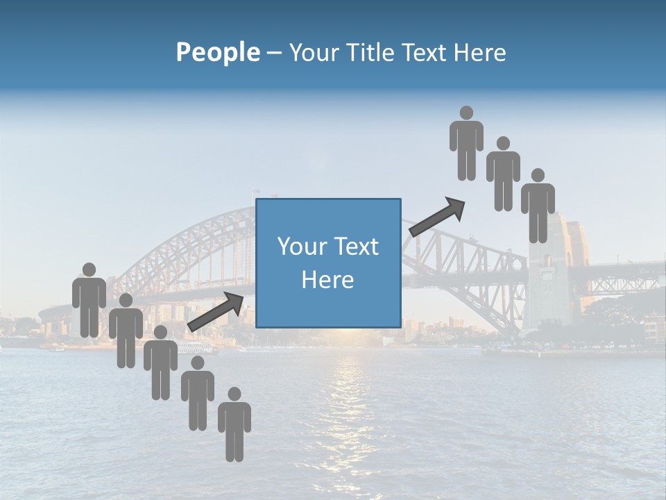 A Bridge Over A Body Of Water With A City In The Background PowerPoint Template