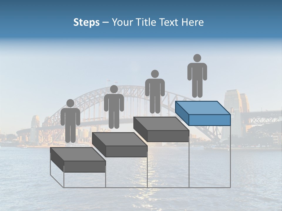 A Bridge Over A Body Of Water With A City In The Background PowerPoint Template