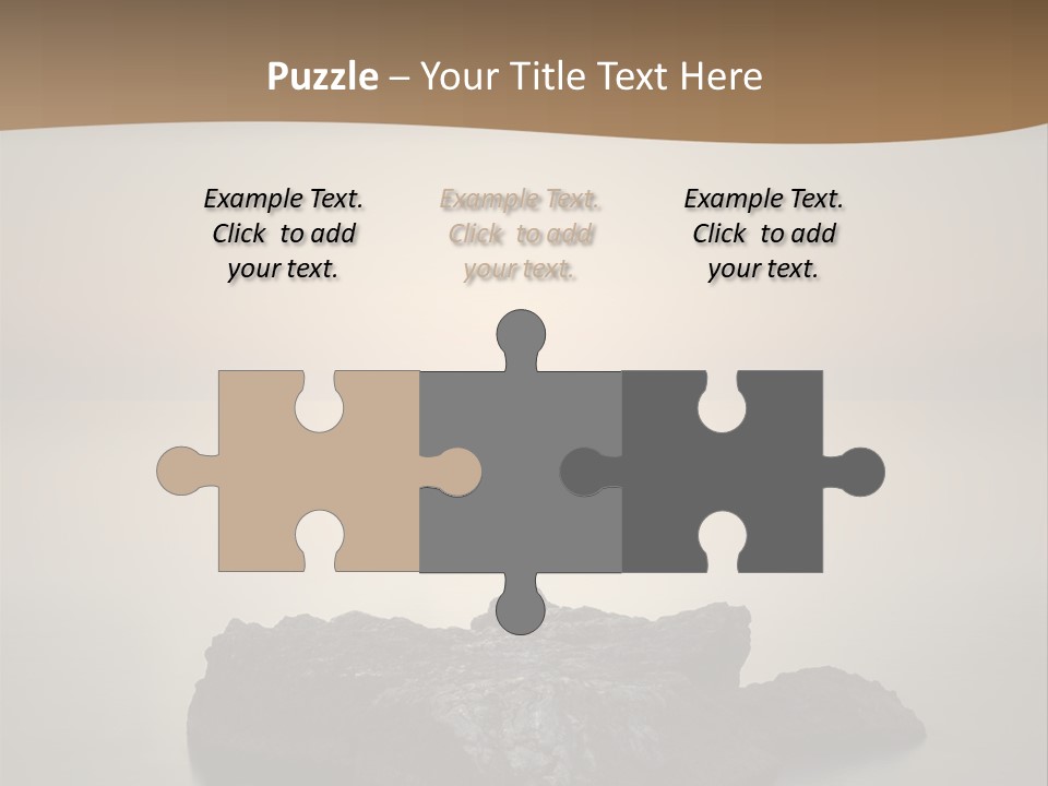 A Large Rock In The Middle Of A Body Of Water PowerPoint Template