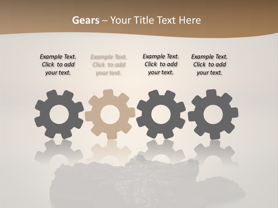 A Large Rock In The Middle Of A Body Of Water PowerPoint Template