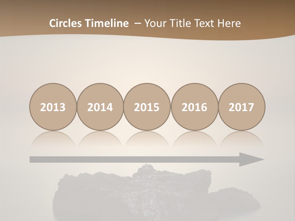 A Large Rock In The Middle Of A Body Of Water PowerPoint Template