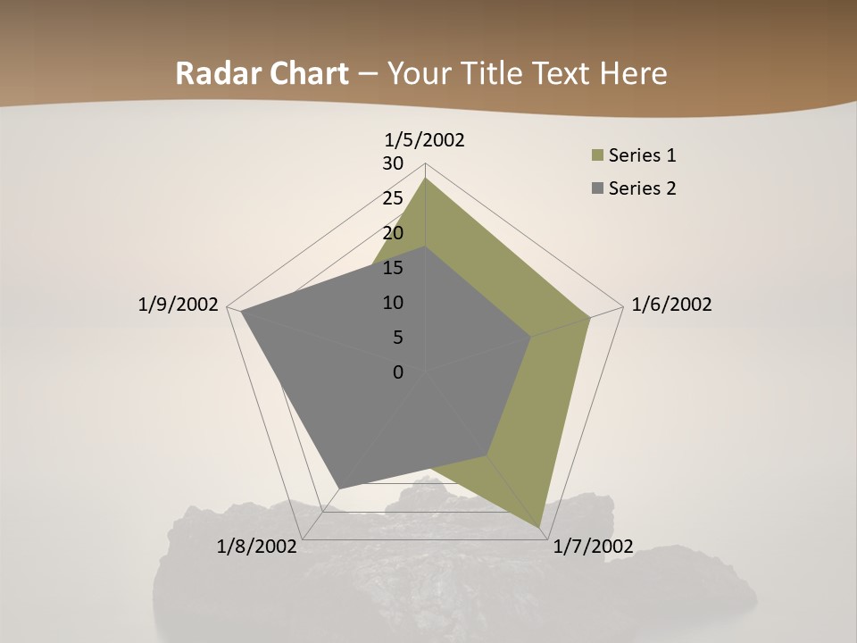 A Large Rock In The Middle Of A Body Of Water PowerPoint Template