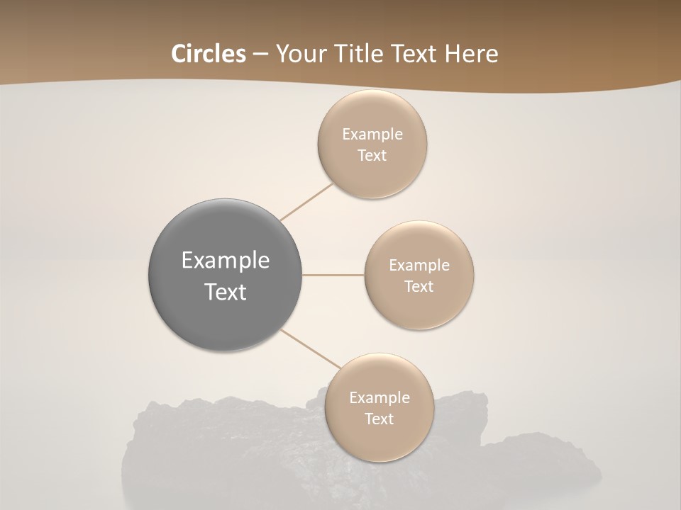 A Large Rock In The Middle Of A Body Of Water PowerPoint Template