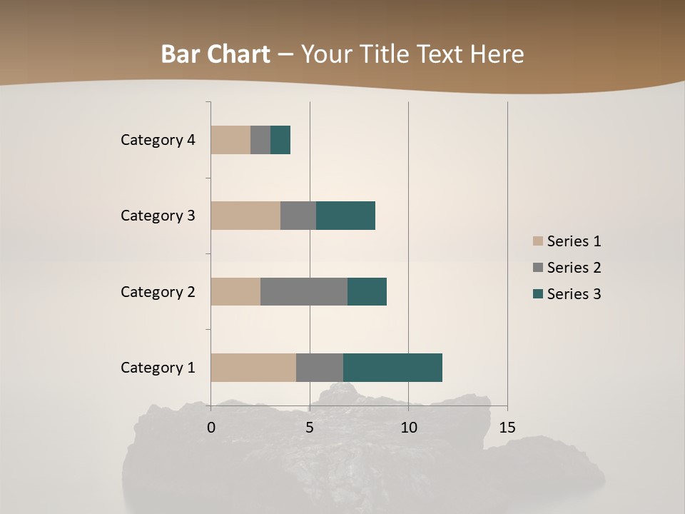 A Large Rock In The Middle Of A Body Of Water PowerPoint Template