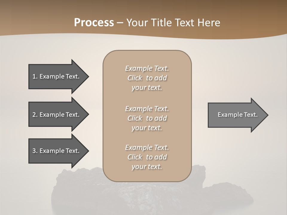 A Large Rock In The Middle Of A Body Of Water PowerPoint Template