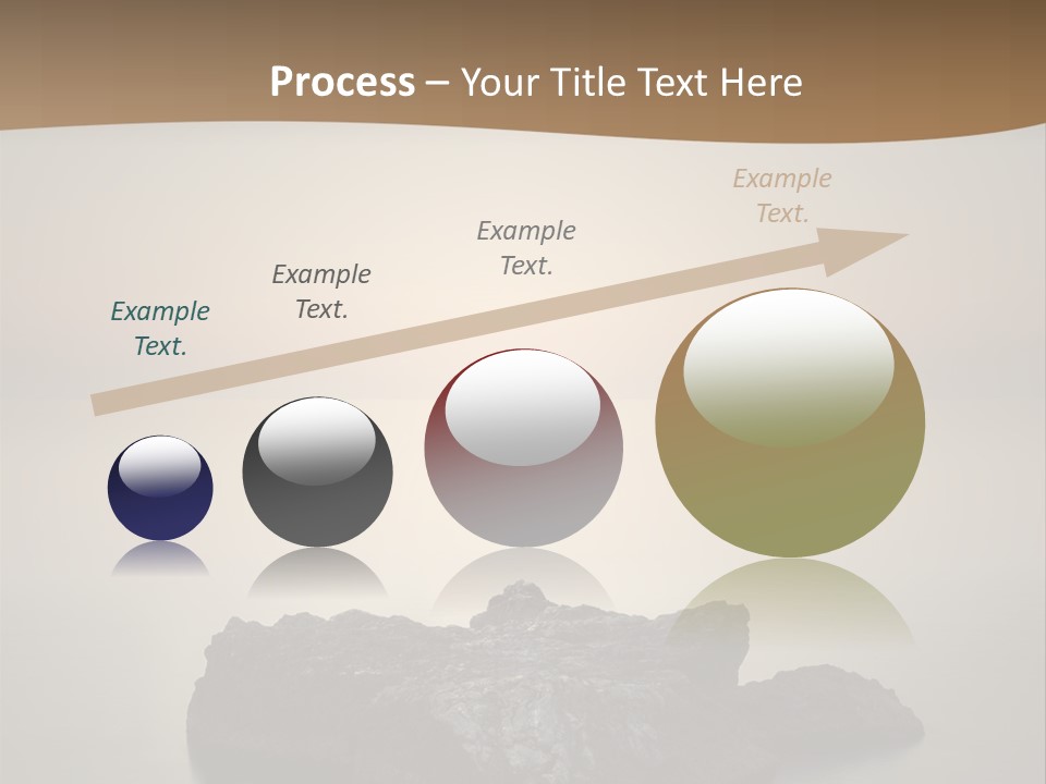 A Large Rock In The Middle Of A Body Of Water PowerPoint Template