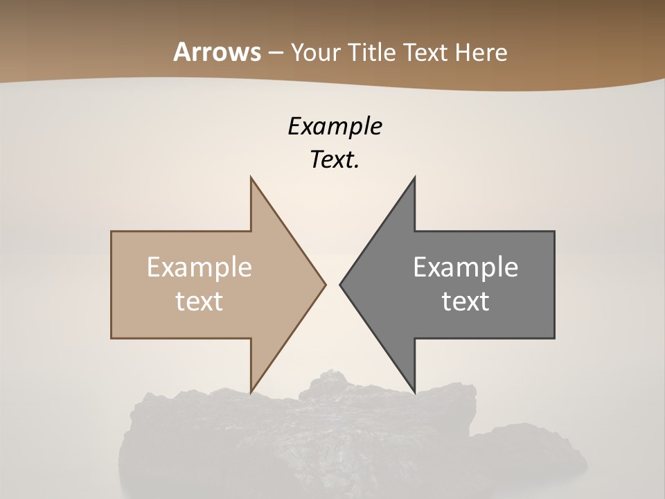 A Large Rock In The Middle Of A Body Of Water PowerPoint Template