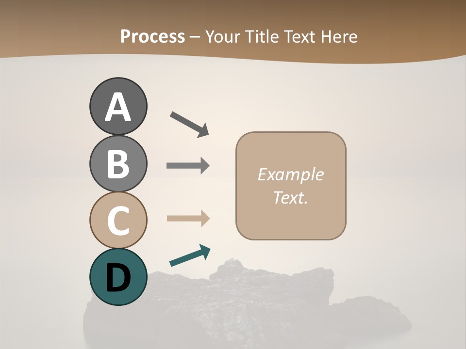 A Large Rock In The Middle Of A Body Of Water PowerPoint Template