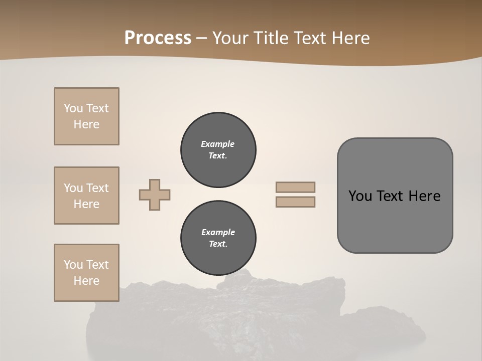 A Large Rock In The Middle Of A Body Of Water PowerPoint Template