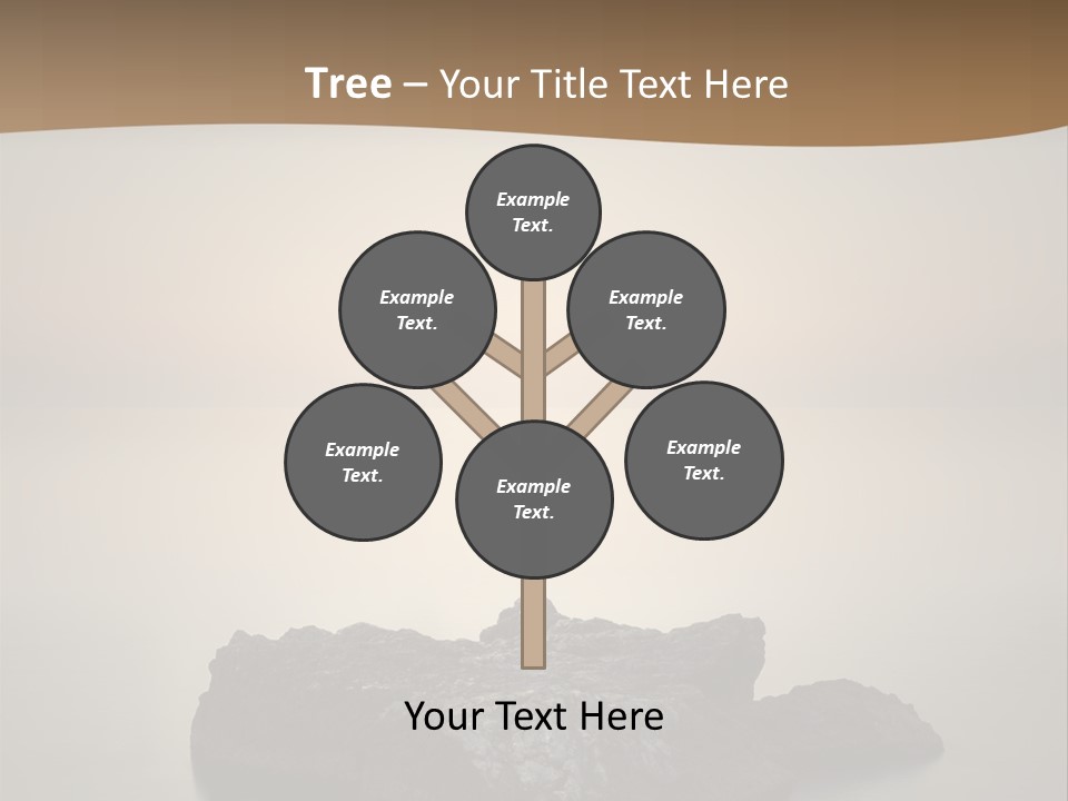 A Large Rock In The Middle Of A Body Of Water PowerPoint Template