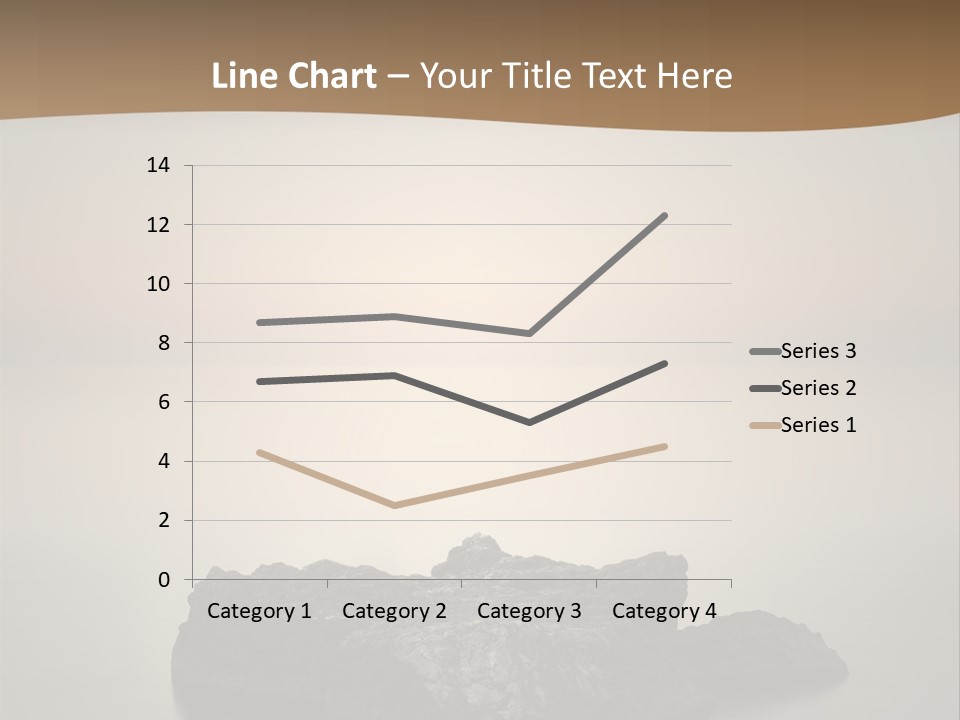 A Large Rock In The Middle Of A Body Of Water PowerPoint Template