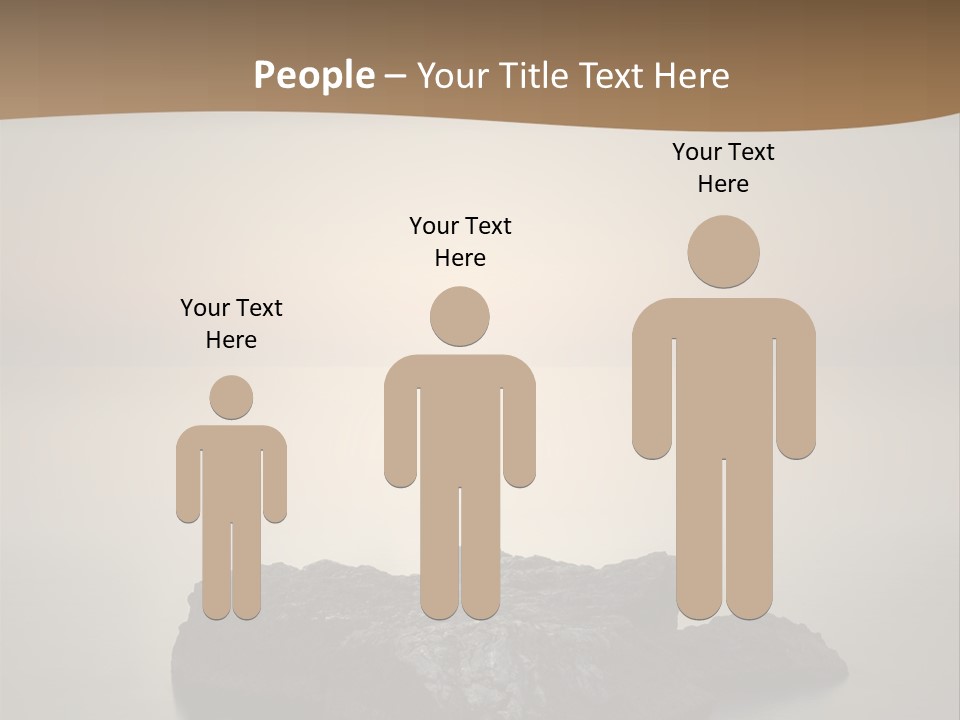 A Large Rock In The Middle Of A Body Of Water PowerPoint Template