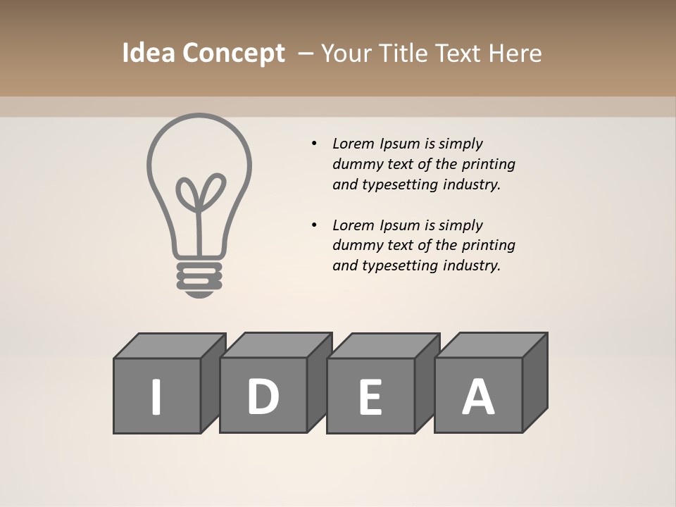 Individuality Sundress Freshness PowerPoint Template