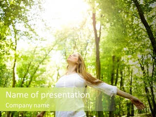 Individuality Sundress Freshness PowerPoint Template