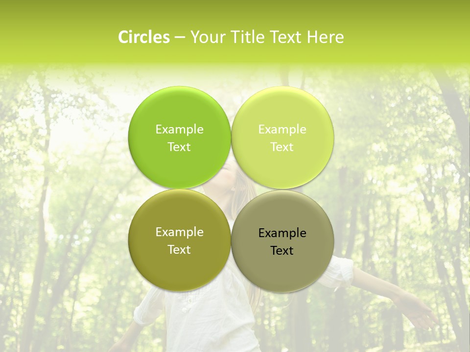 Individuality Sundress Freshness PowerPoint Template