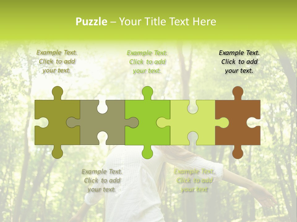 Individuality Sundress Freshness PowerPoint Template