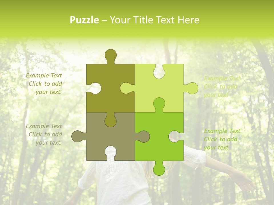 Individuality Sundress Freshness PowerPoint Template