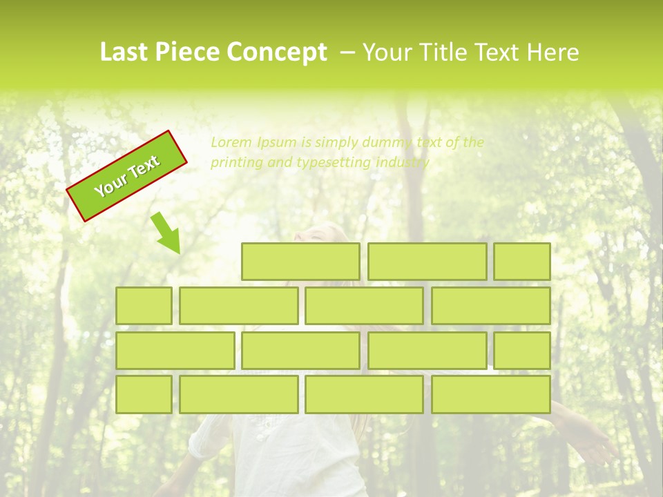 Individuality Sundress Freshness PowerPoint Template