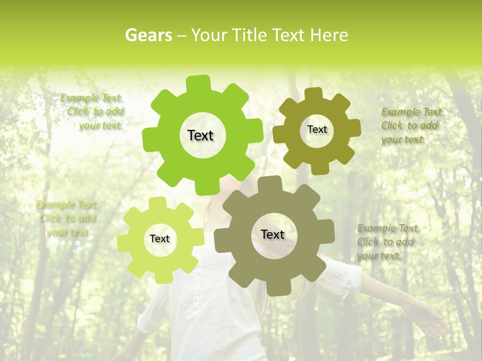 Individuality Sundress Freshness PowerPoint Template