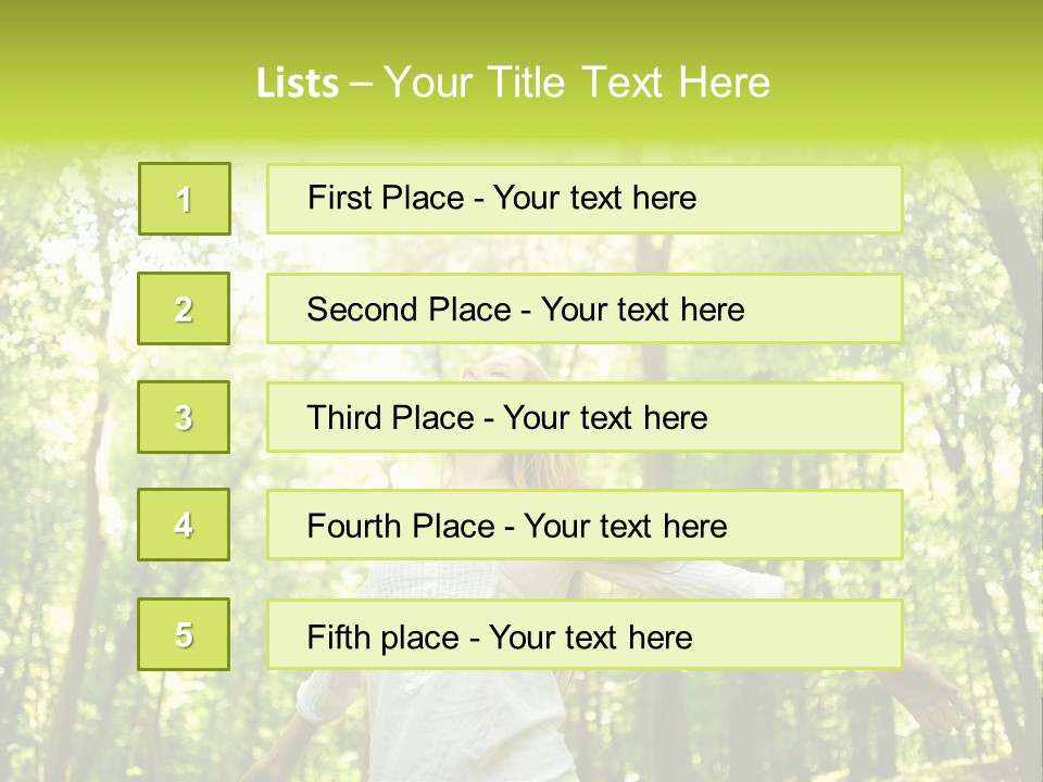 Individuality Sundress Freshness PowerPoint Template