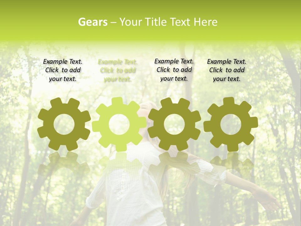 Individuality Sundress Freshness PowerPoint Template