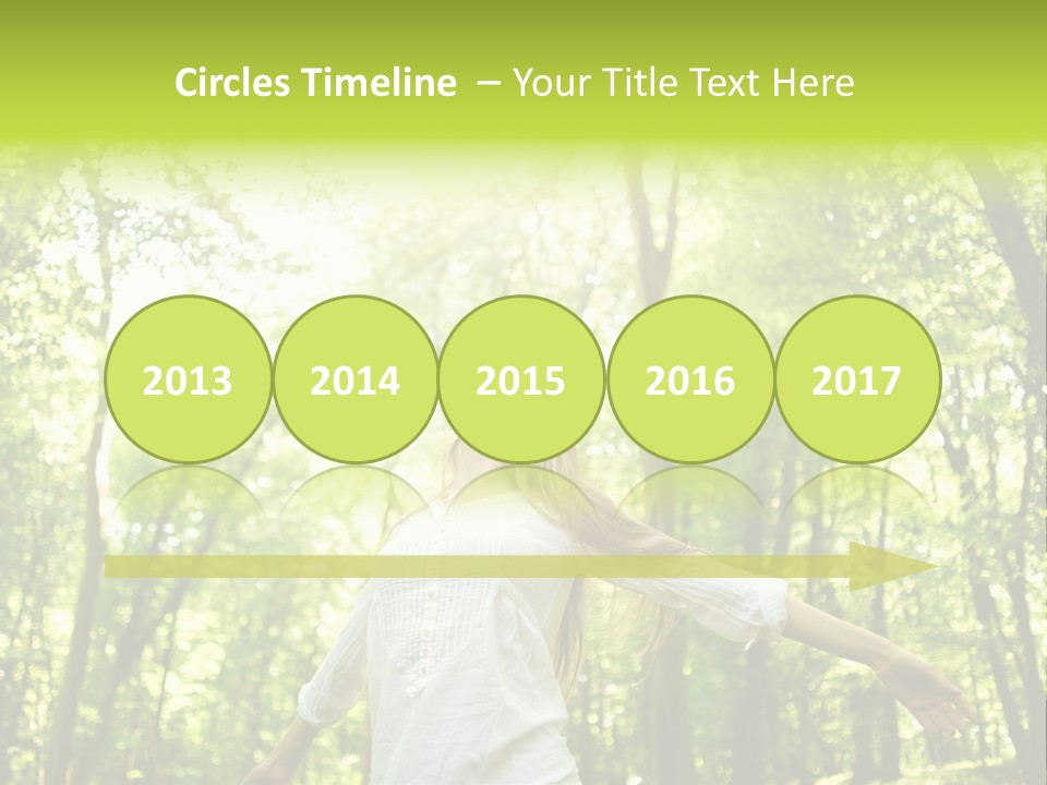 Individuality Sundress Freshness PowerPoint Template