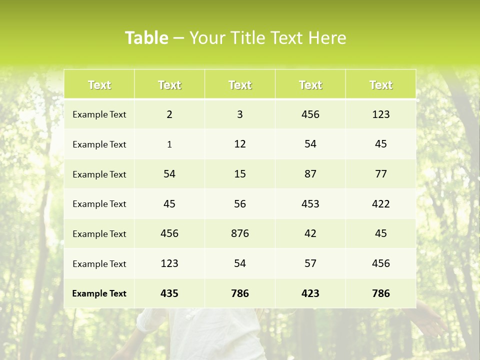 Individuality Sundress Freshness PowerPoint Template