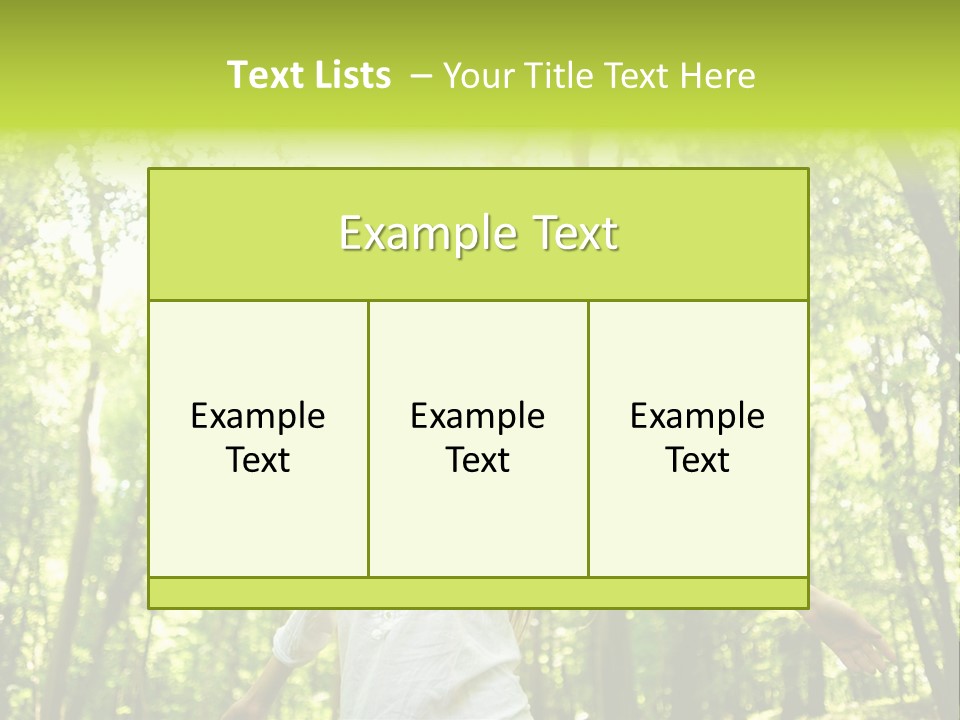 Individuality Sundress Freshness PowerPoint Template