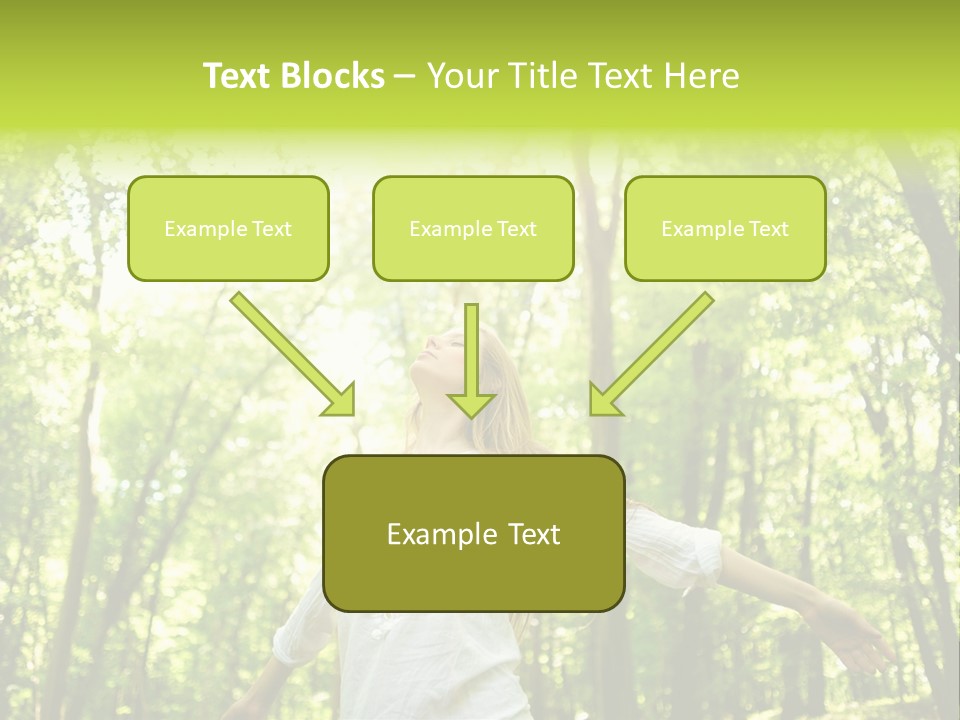 Individuality Sundress Freshness PowerPoint Template