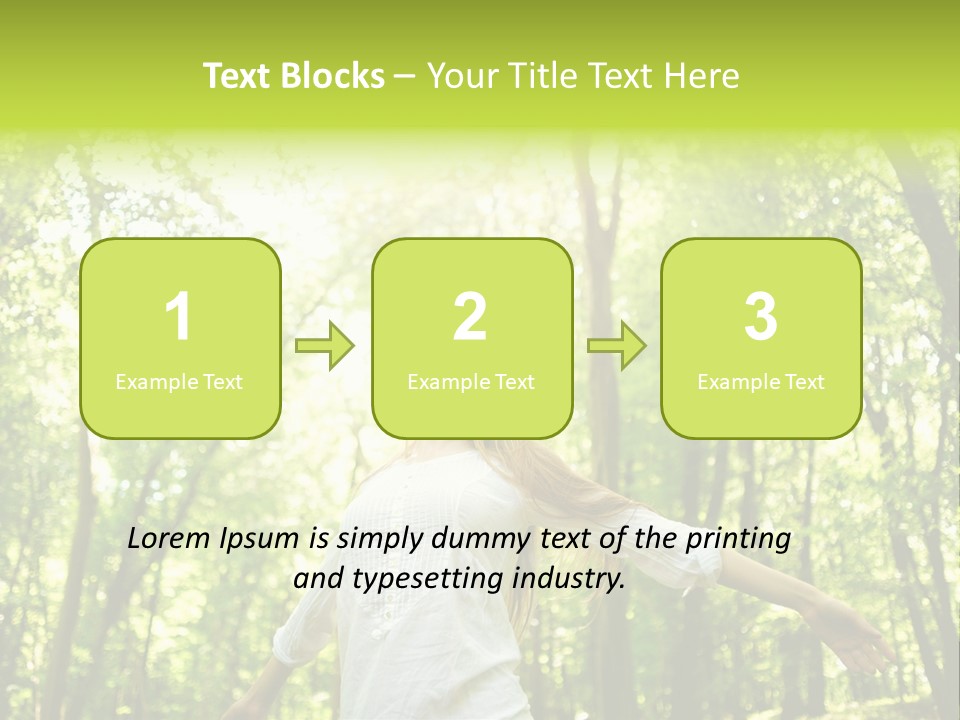 Individuality Sundress Freshness PowerPoint Template